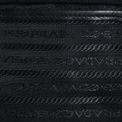 Prada Nappa Fiocco Bow Crossbody Clutch Pink Black 9 of 9