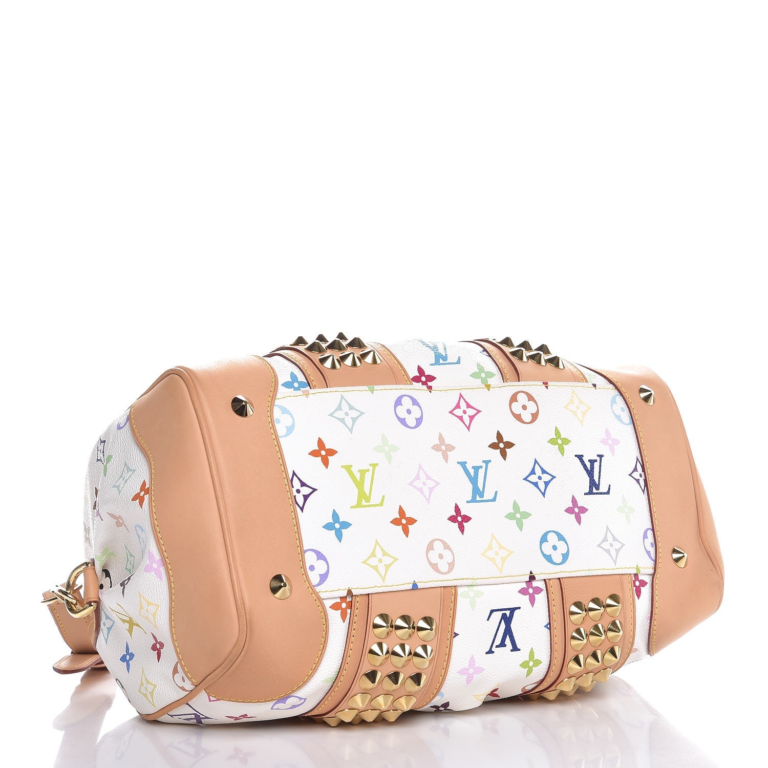 Louis Vuitton Monogram Multicolor Courtney MM White 5 of 8