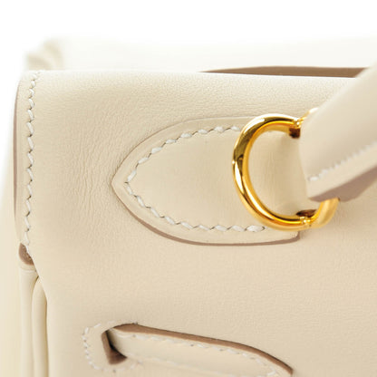 Hermes Swift Kelly Retourne 25 Craie 20 of 26