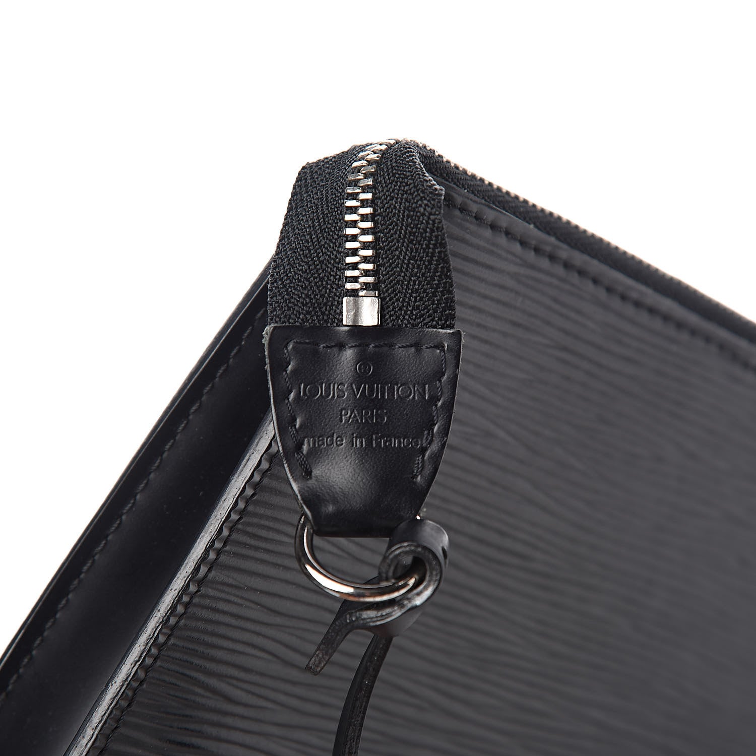 Louis Vuitton Epi Pochette Accessories 24 Black 6 of 10