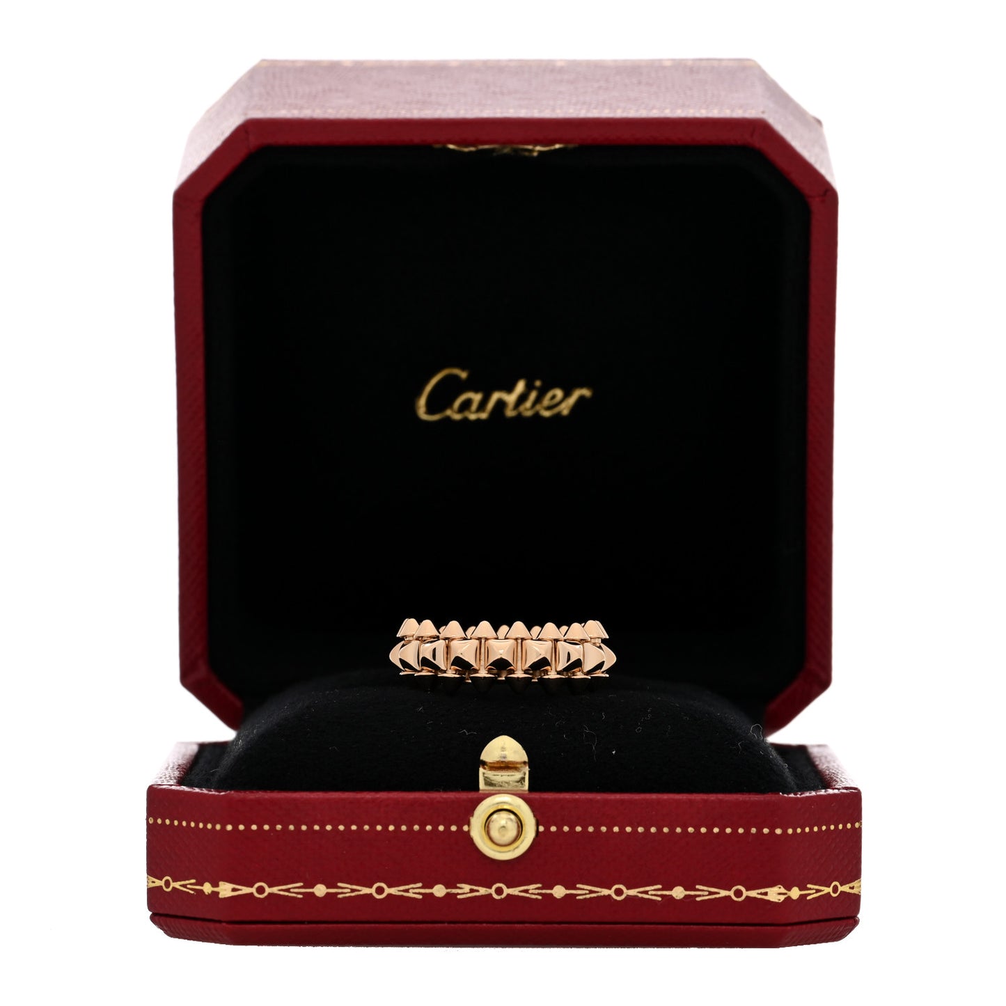 18K Pink Gold MM Clash De Cartier Ring 52 6