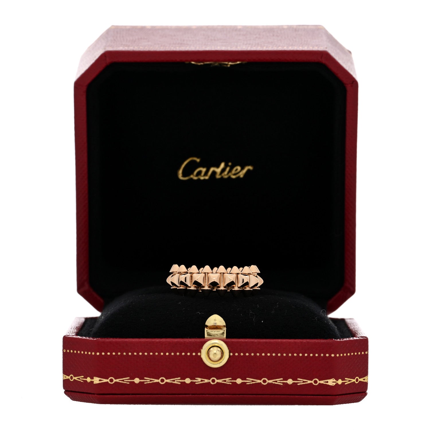 Cartier 18K Pink Gold MM Clash De Cartier Ring 52 6 5 of 5