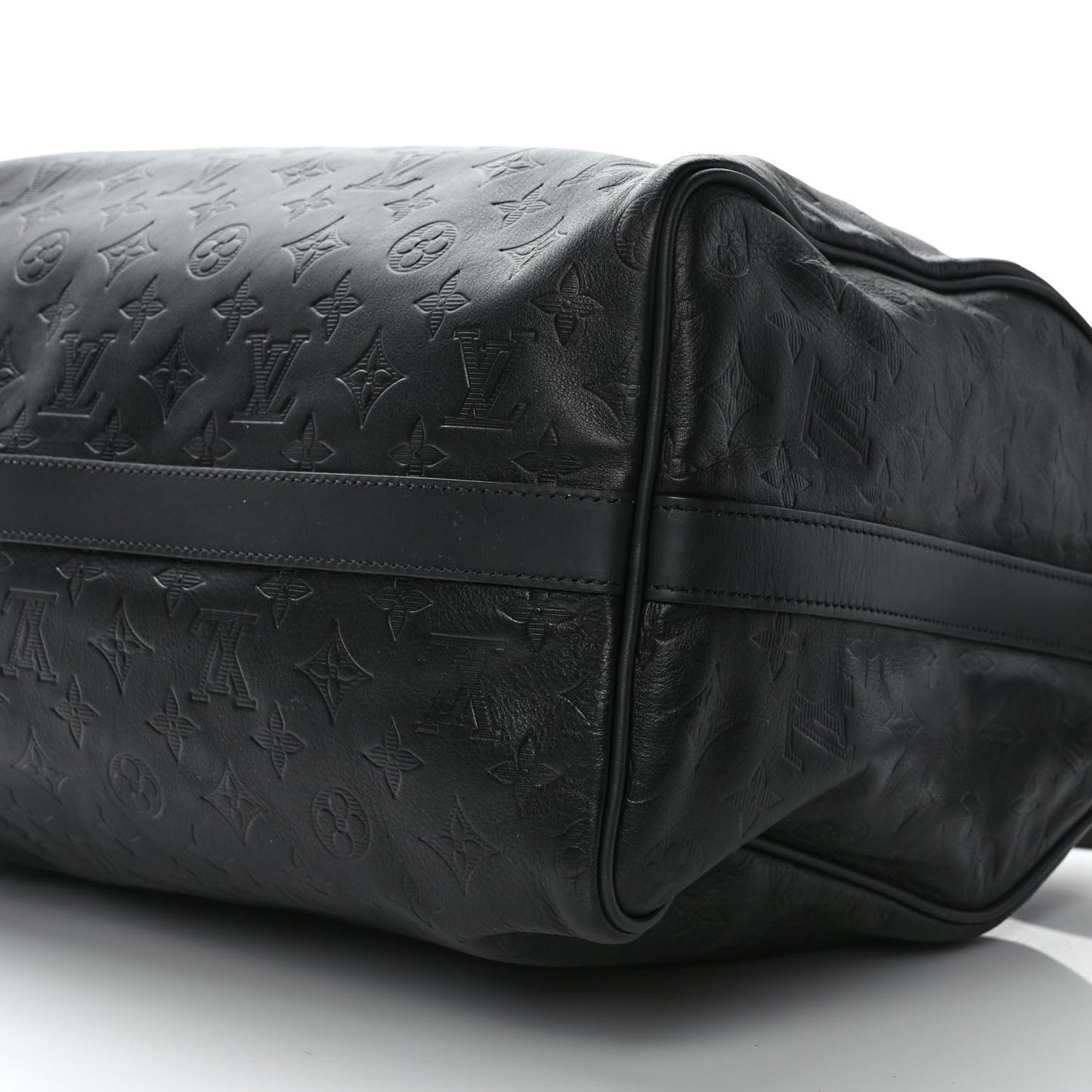 Calfskin Shadow Monogram Mens Speedy Bandouliere 40