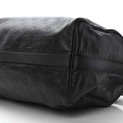 Louis Vuitton Calfskin Shadow Monogram Mens Speedy Bandouliere 40 8 of 8