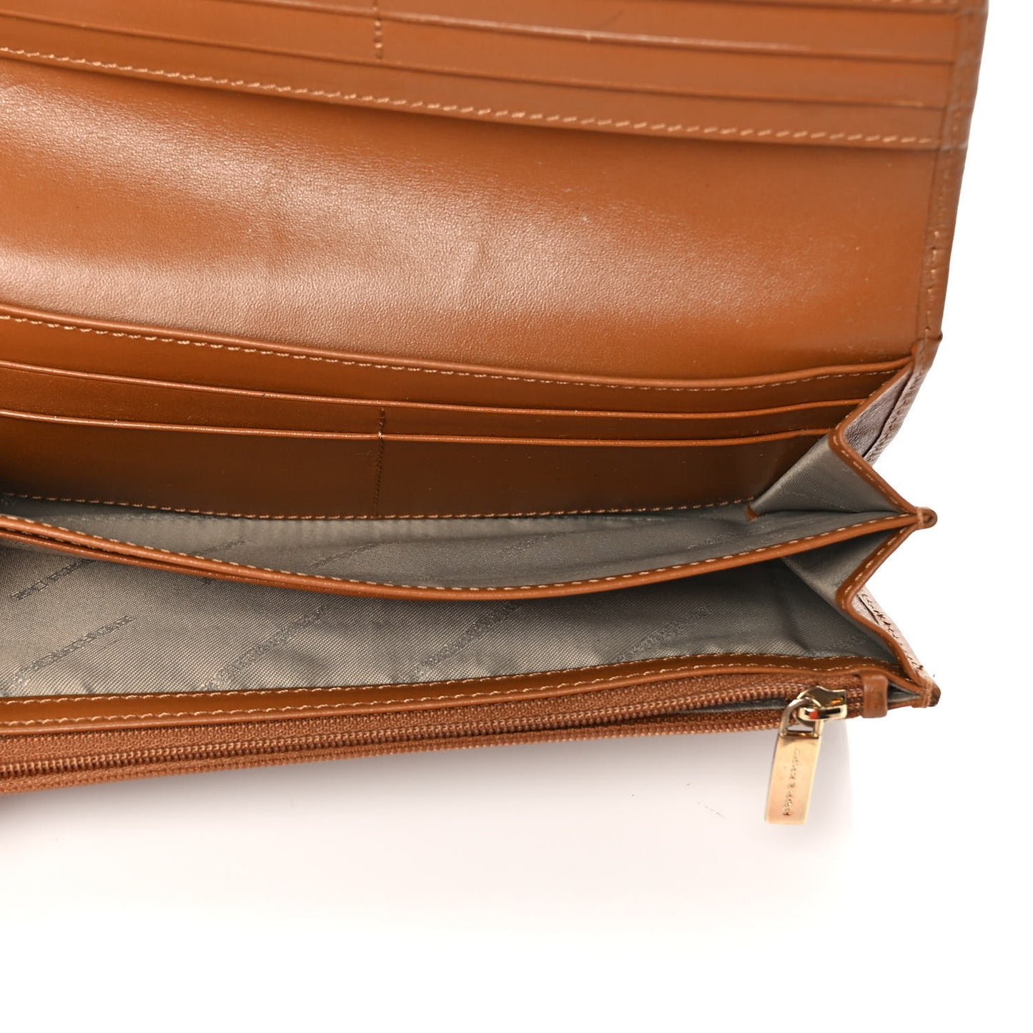 Haymarket Check Penrose Continental Wallet Chocolate