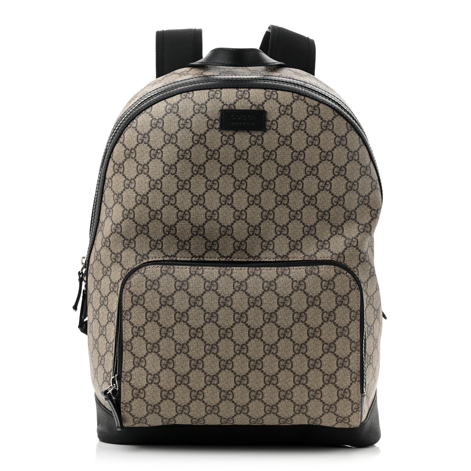 Gucci GG Supreme Monogram Medium Backpack Black 1 of 23