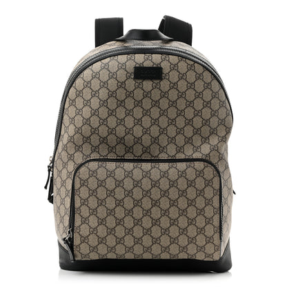 Gucci GG Supreme Monogram Medium Backpack Black 1 of 23