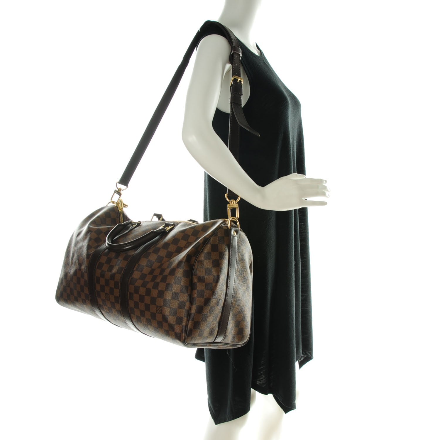 Louis Vuitton Damier Ebene Keepall Bandouliere 45 2 of 6