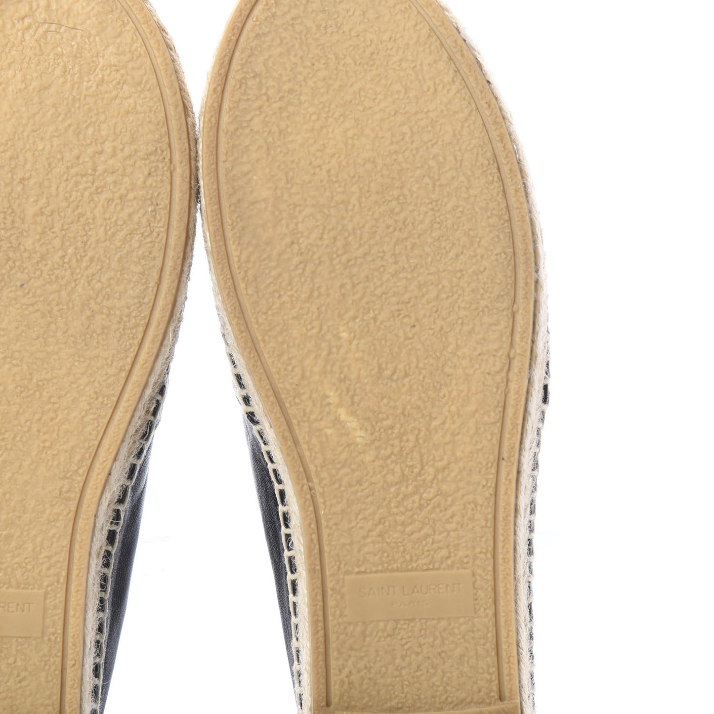 Lambskin Monogram Espadrilles 37 Black