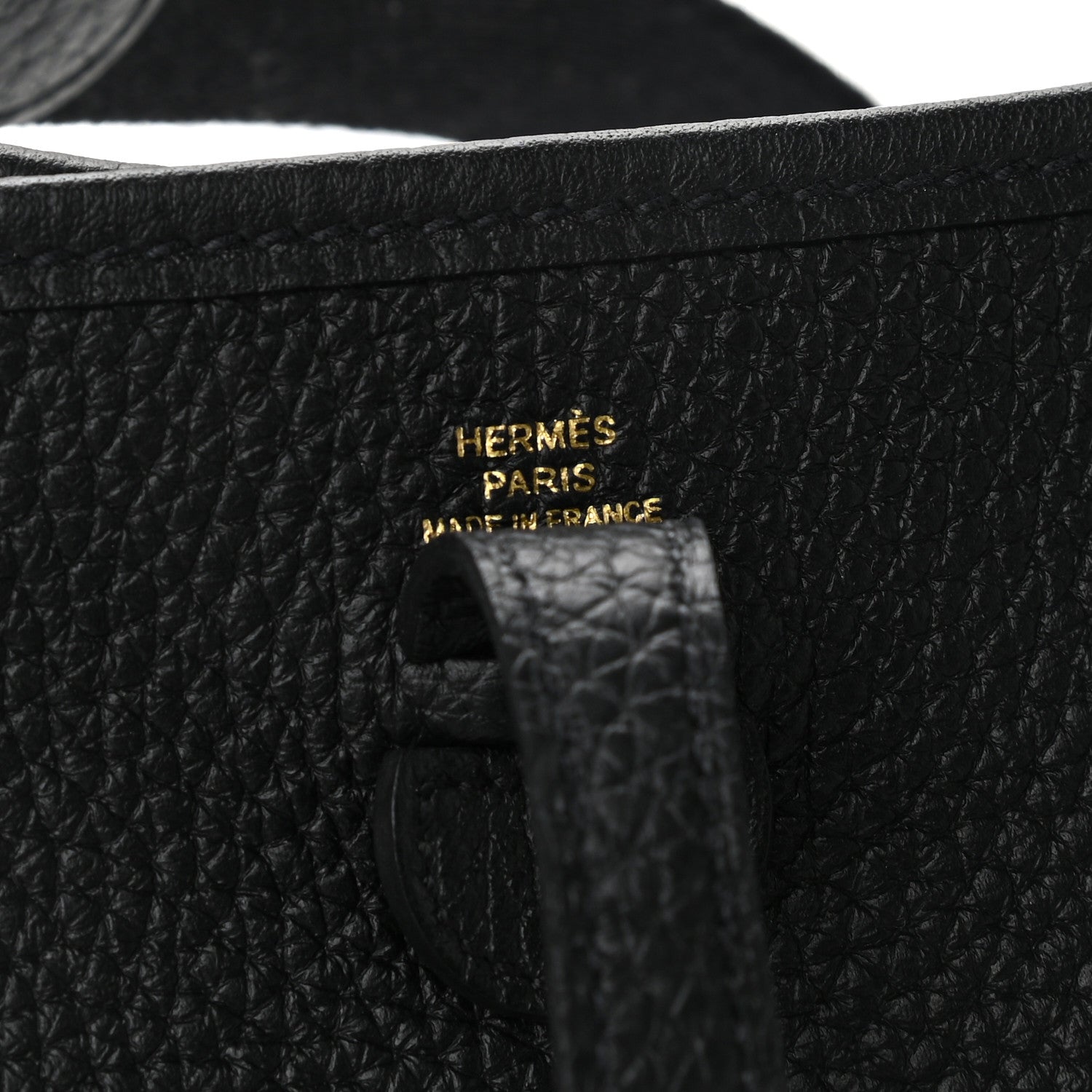 Hermes Taurillon Clemence Evelyne TPM Black 6 of 11