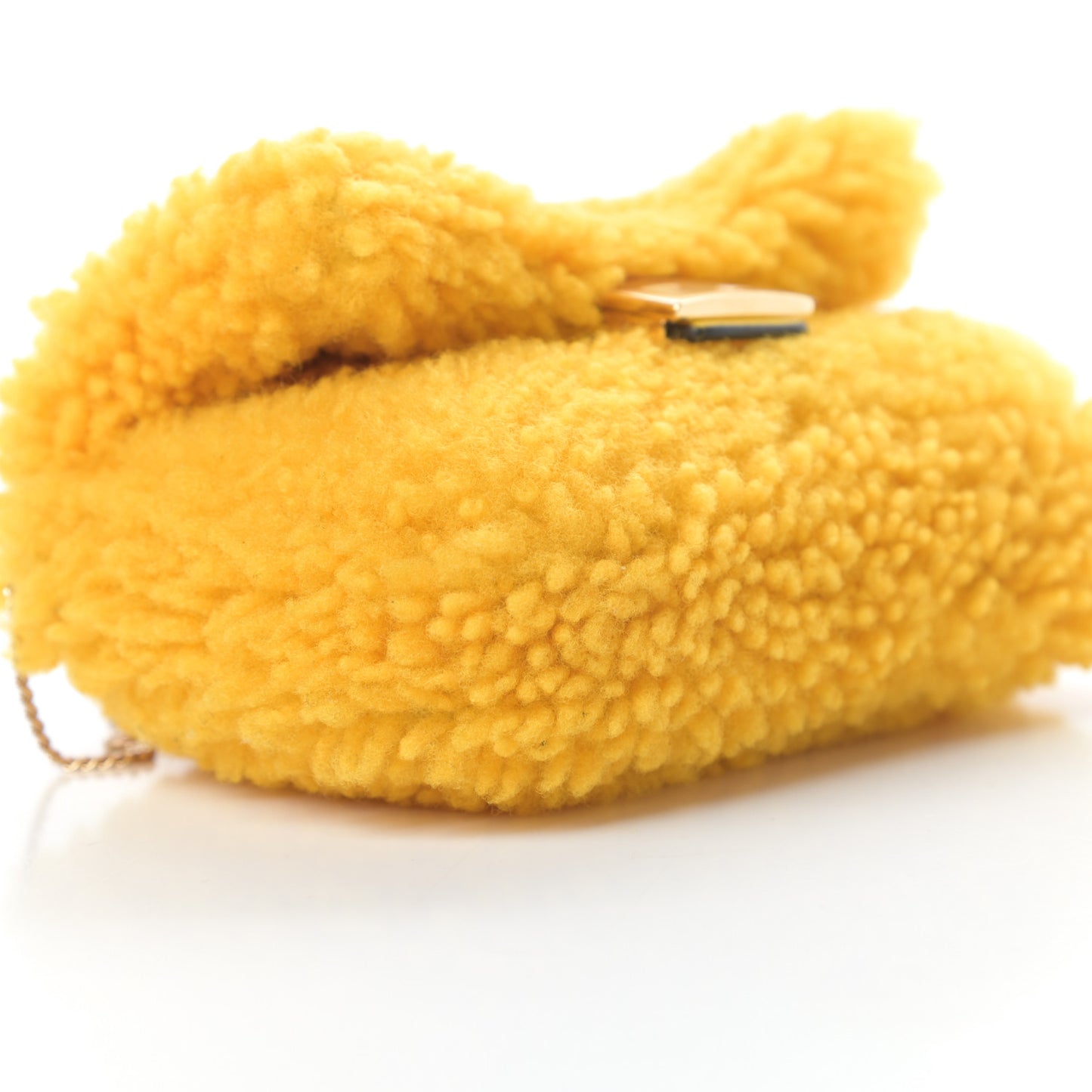 Shearling Vitello Grace Nano Baguette Charm Narciso