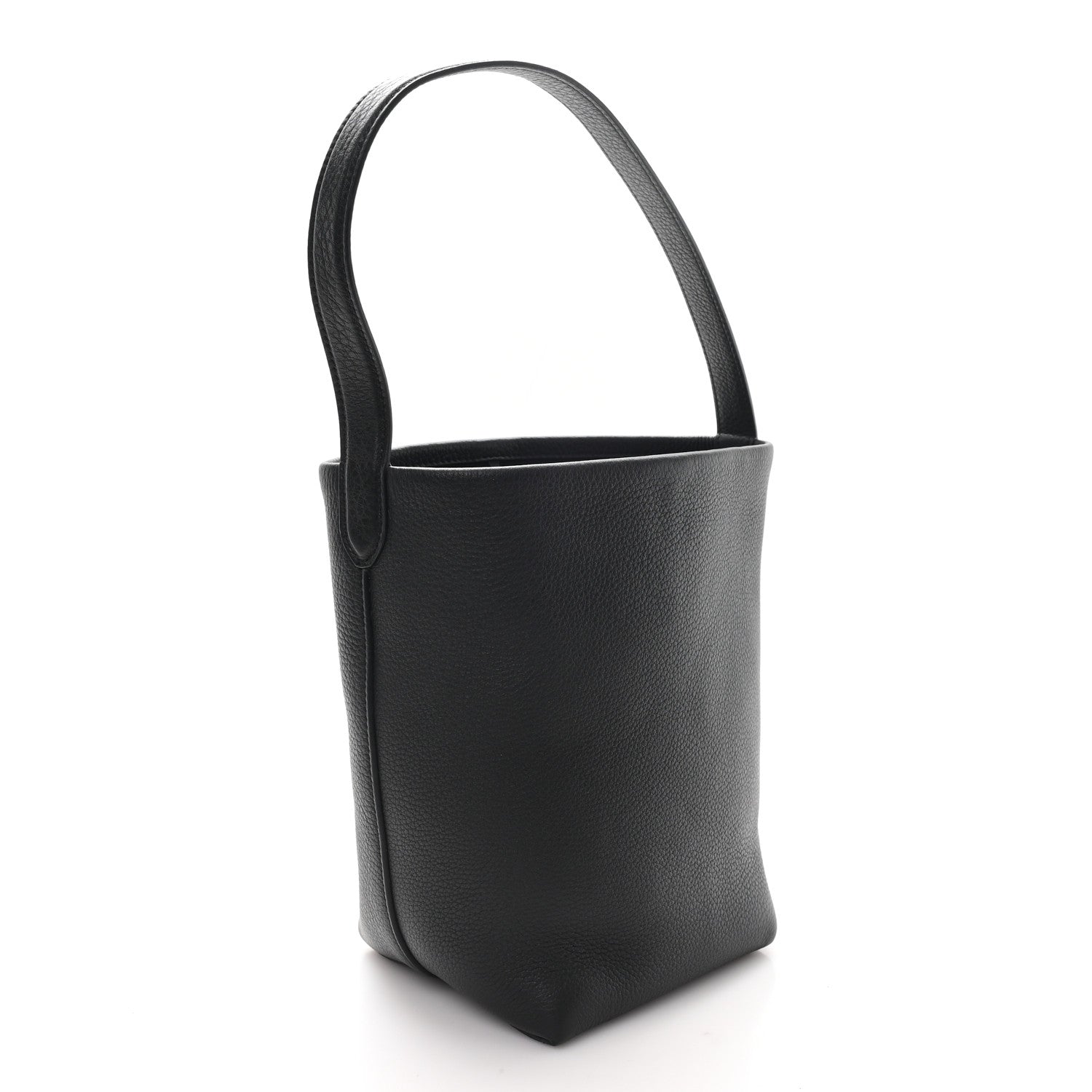 The Row Grained Calfskin Small N/S Park Tote Black 2 of 10