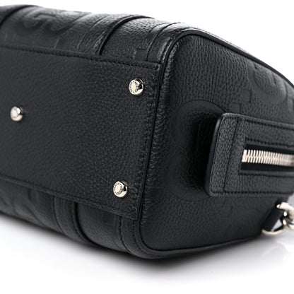 Gucci Piuma Calfskin Jumbo GG Embossed Mini Duffle Bag Black 8 of 8