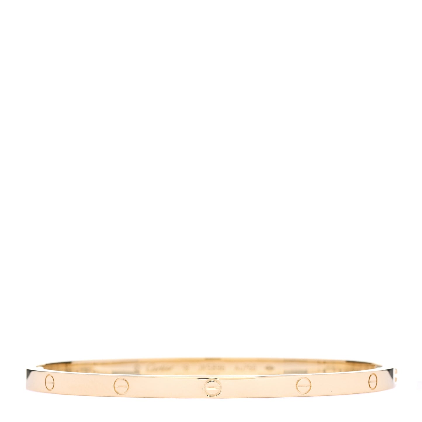 18K Yellow Gold Small LOVE Bracelet 18