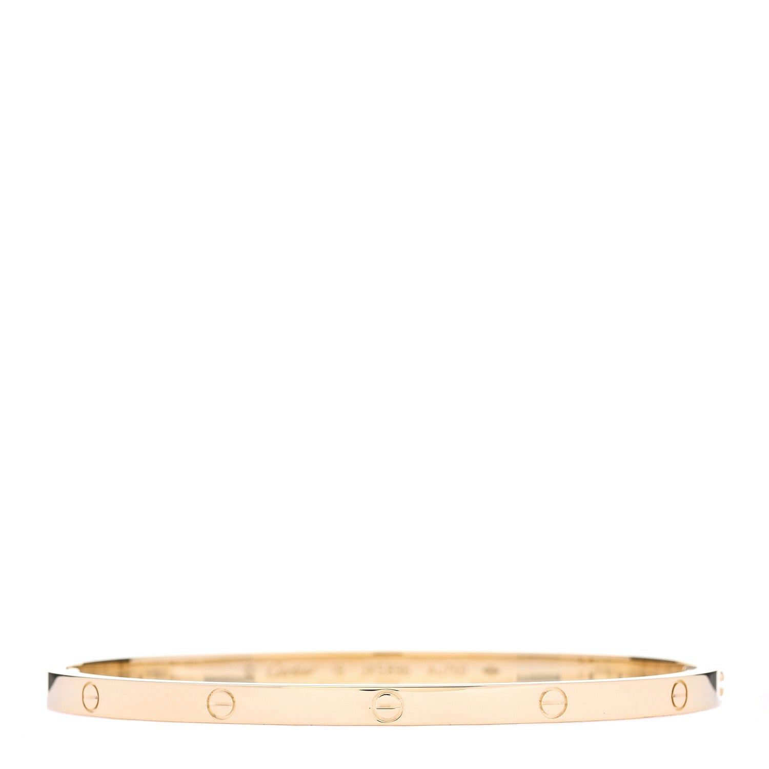 Cartier 18K Yellow Gold Small LOVE Bracelet 18 1 of 6