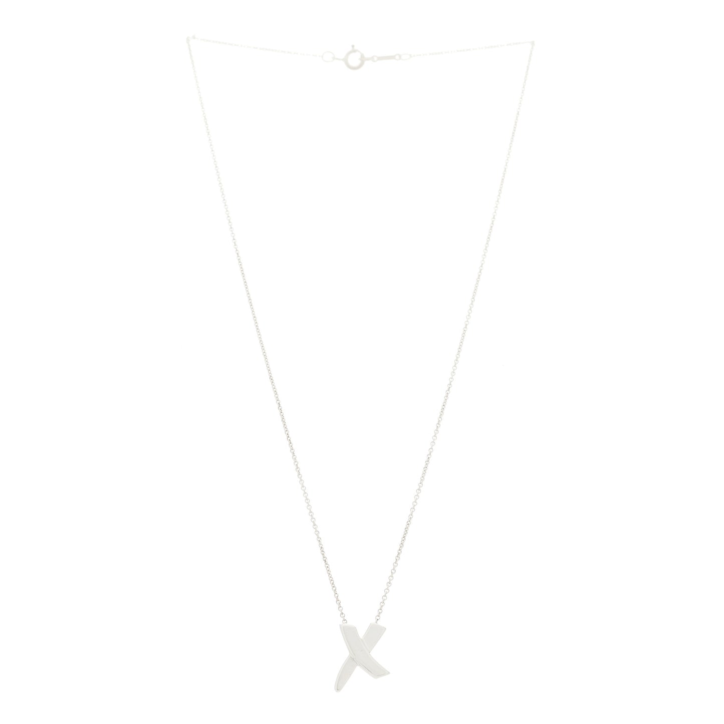 Sterling Silver Paloma Picasso Graffiti X Pendant Necklace