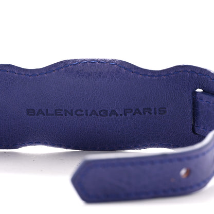 Balenciaga Agneau Arena Classic Hardware Bracelet M Bleu Lavande 4 of 6