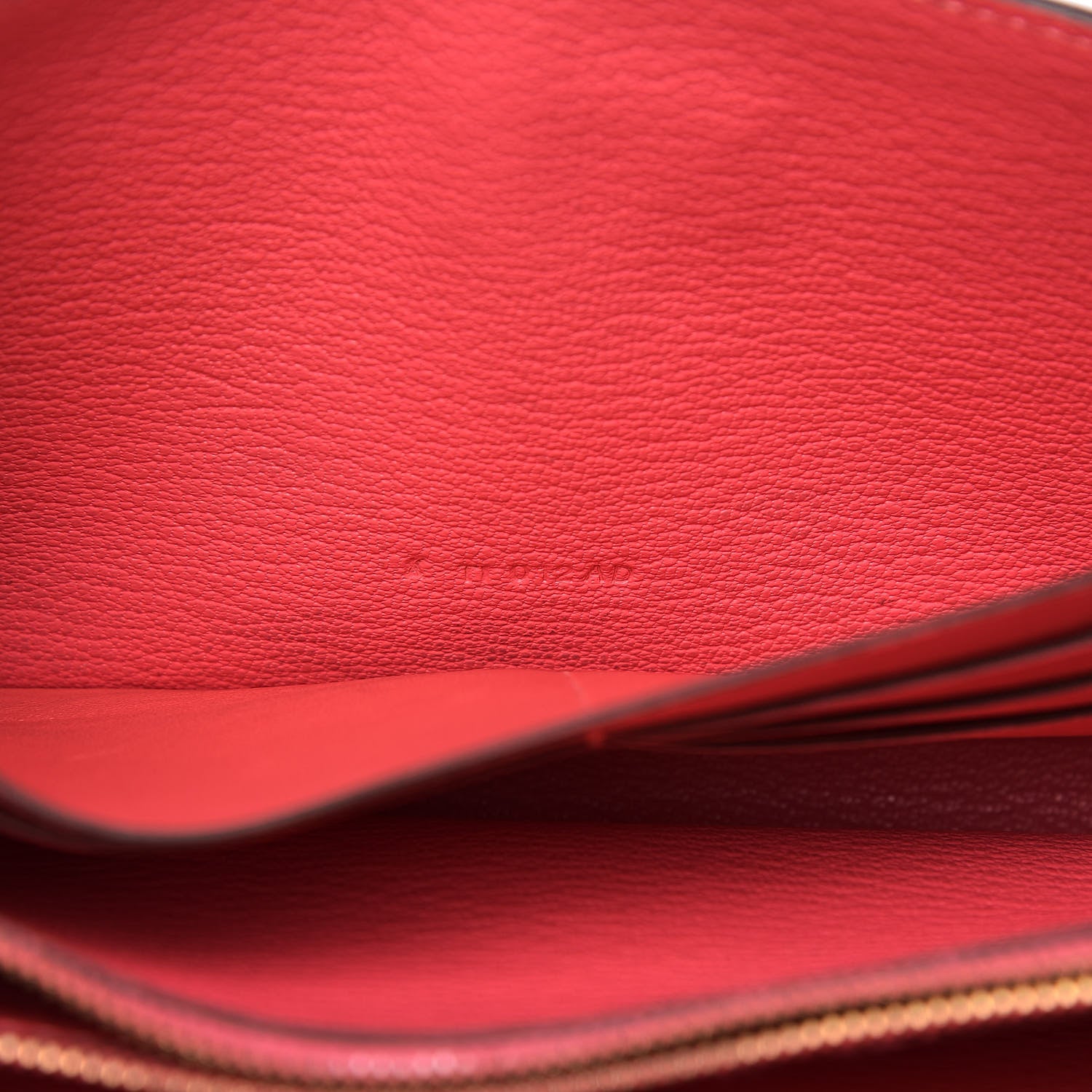 Hermes Chevre Mysore Kelly Longue Wallet Rose Lipstick 7 of 9