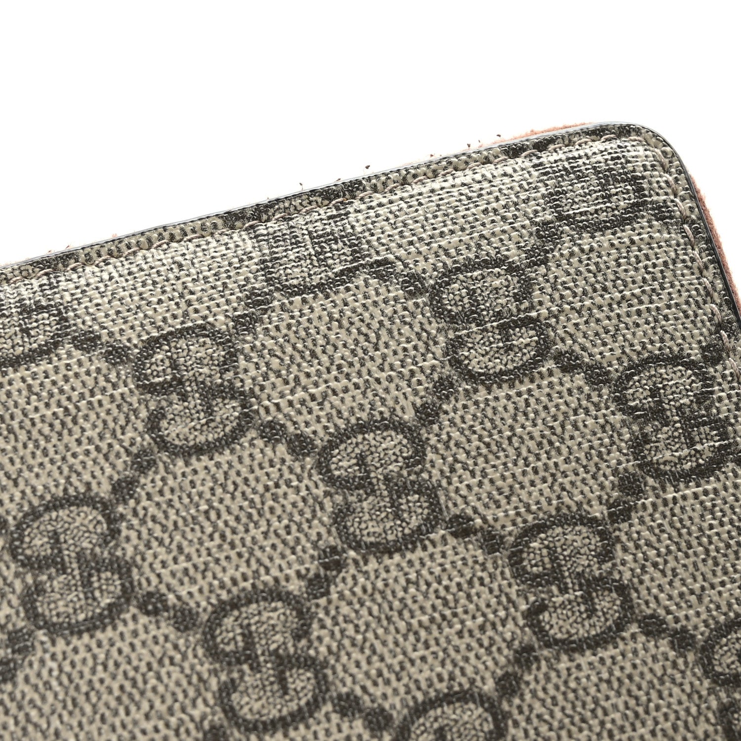 Gucci GG Supreme Monogram Cuoio Toscano Zip Around Wallet Beige Ebony Cuir 7 of 7