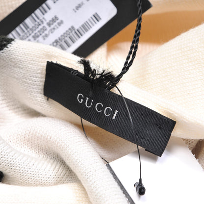 Gucci Wool Web G Scarf White 4 of 4