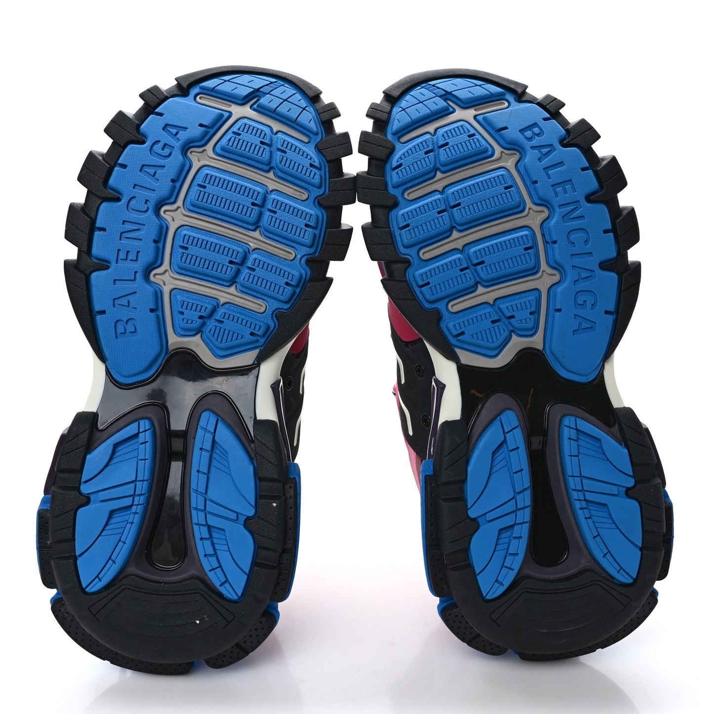 Mesh Nylon Metallic Fabric Womens Track Sneakers 38 Pink Blue