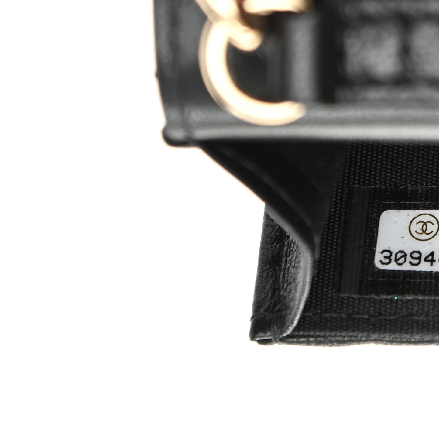 Shiny Lambskin Ribbon Quilted Flap Belt Bag Black