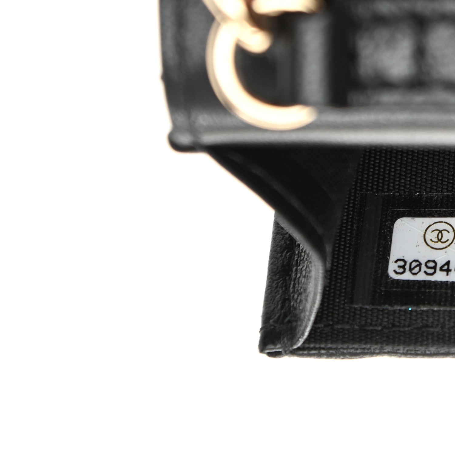 Chanel Shiny Lambskin Ribbon Quilted Flap Belt Bag Black 8 of 10