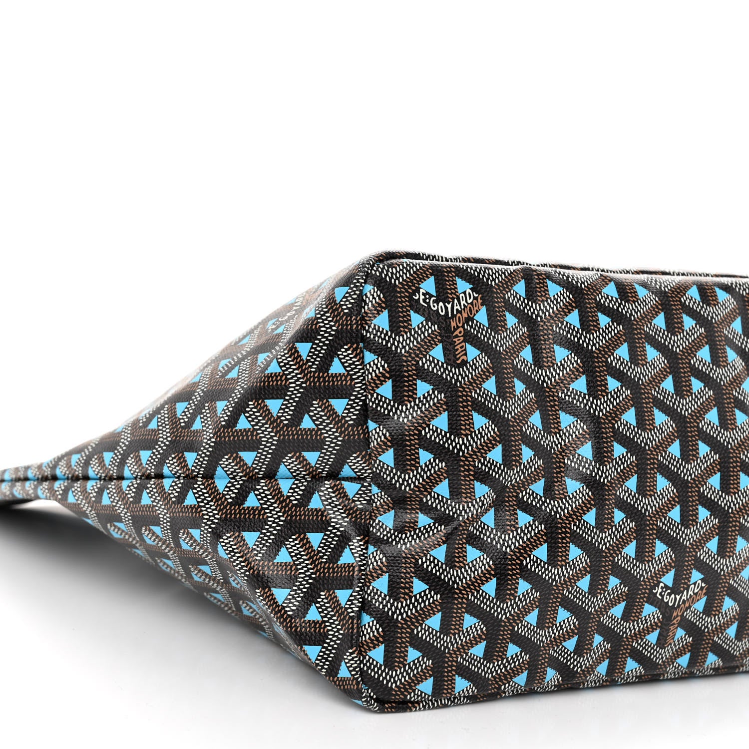 Goyard Goyardine Saint Louis Claire Voie PM Black Blue 9 of 10