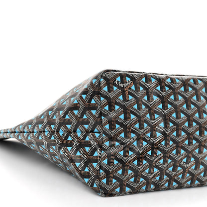 Goyard Goyardine Saint Louis Claire Voie PM Black Blue 9 of 10