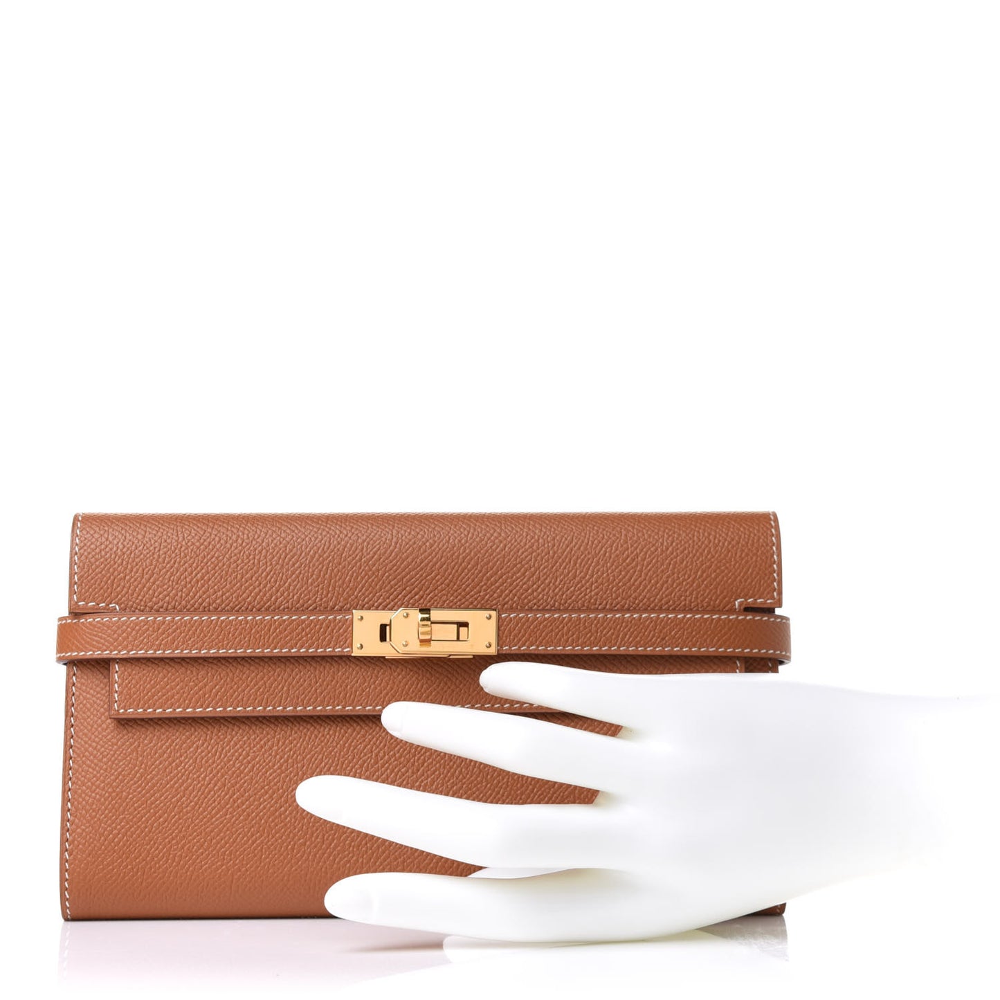 Epsom Kelly Longue Wallet Gold