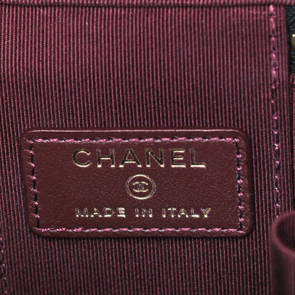 Chanel Caviar Quilted Mini Vanity Case With Chain Black 6 of 9
