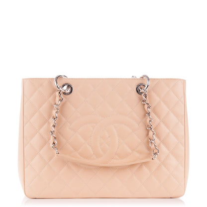 Chanel Caviar Quilted Grand Shopping Tote GST Beige Clair 1 of 6