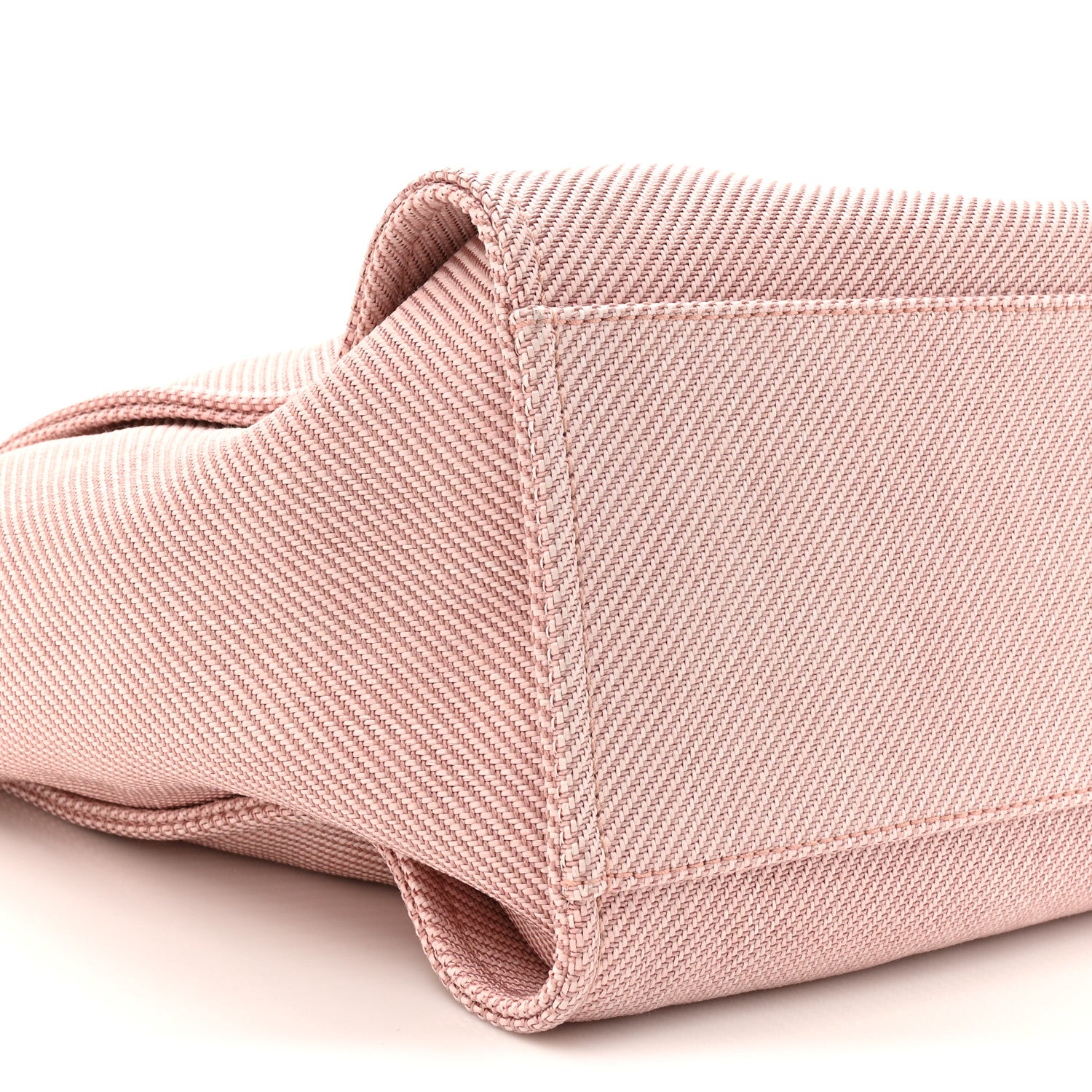 Chanel Woven Straw Raffia Medium Deauville Tote Pink 10 of 11