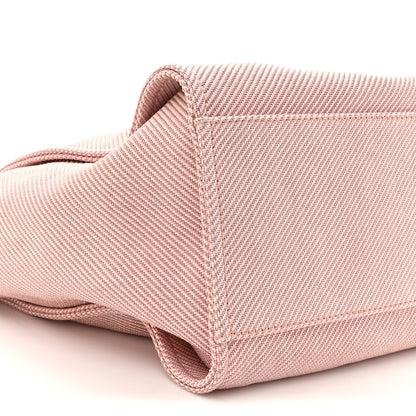 Chanel Woven Straw Raffia Medium Deauville Tote Pink 10 of 11