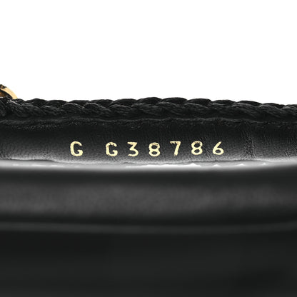 Chanel Lambskin CC Chain Braided Sandals 37 Black 10 of 11