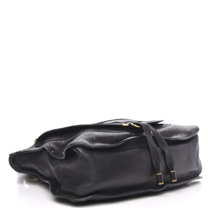 Chloe Calfskin Studded Medium Marcie Satchel Black 4 of 15