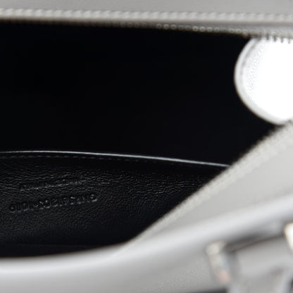 Saint Laurent Grain De Poudre Small Uptown Tote Granite 9 of 10