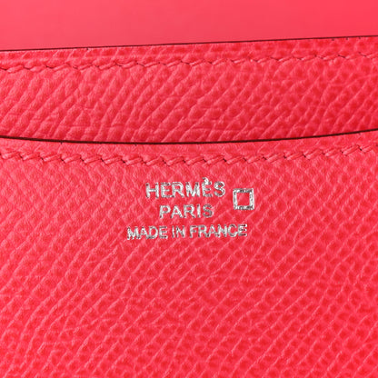 Hermes Epsom Shiny Alligator Lizard Constance 18 Rose Extreme Rose Poupre Etru 6 of 10