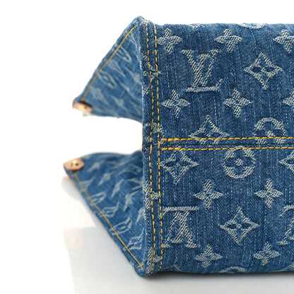 Louis Vuitton Monogram Denim Onthego MM Blue 6 of 7
