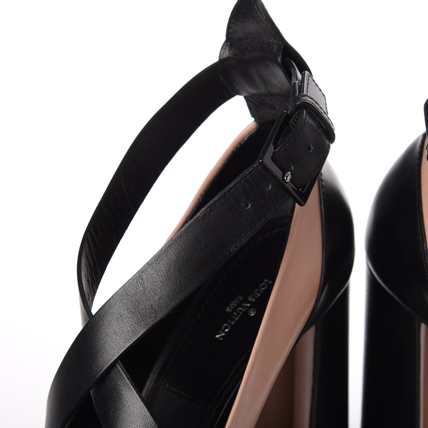 Calfskin Gamble Diva Pumps 39 Nude
