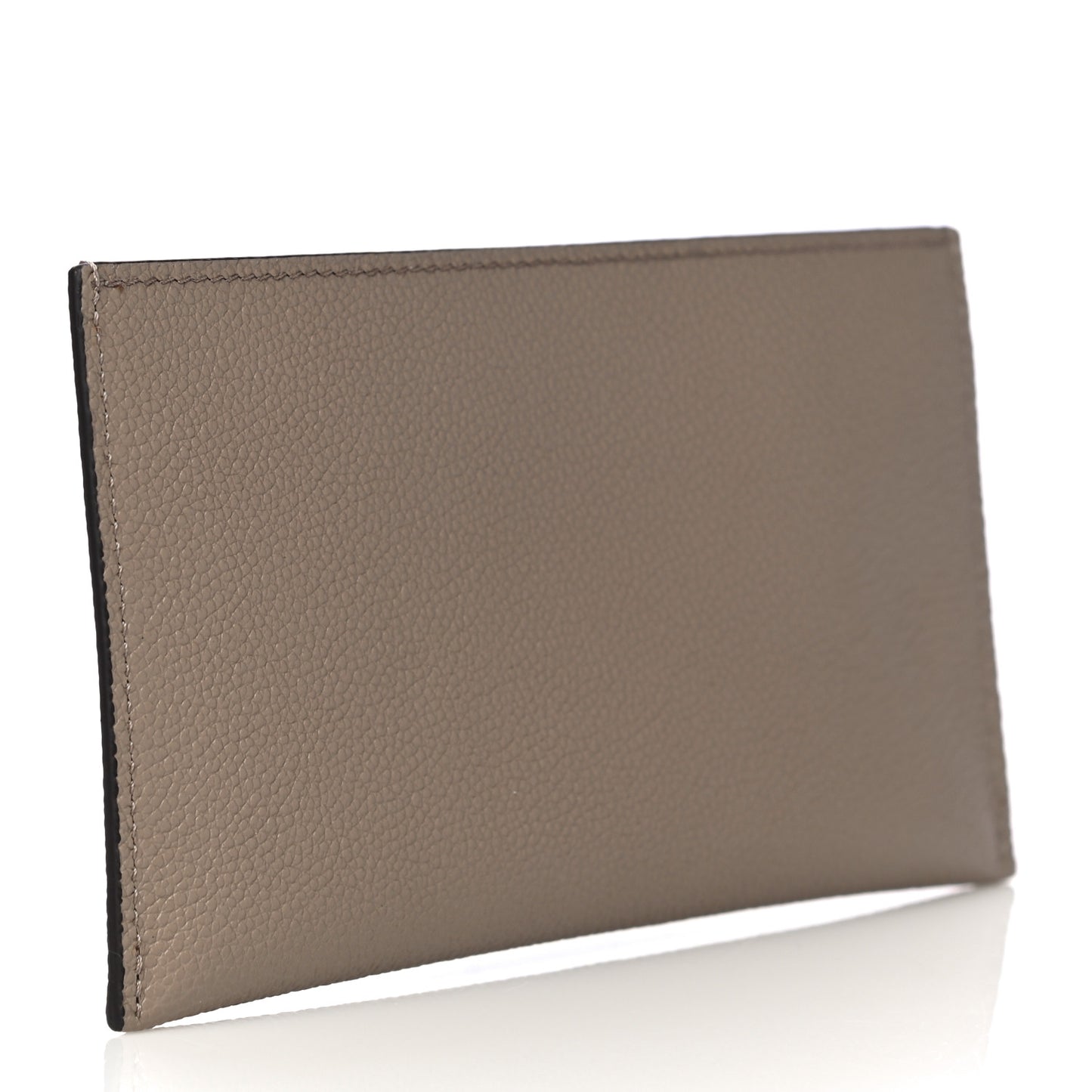 Calfskin Felicie Chain Wallet Card Holder Insert Tourterelle