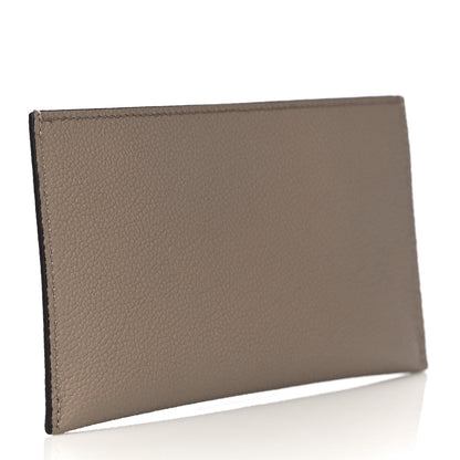 Louis Vuitton Calfskin Felicie Chain Wallet Card Holder Insert Tourterelle 3 of 9