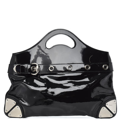 Gucci Patent Romy Medium Tote Black 1 of 9