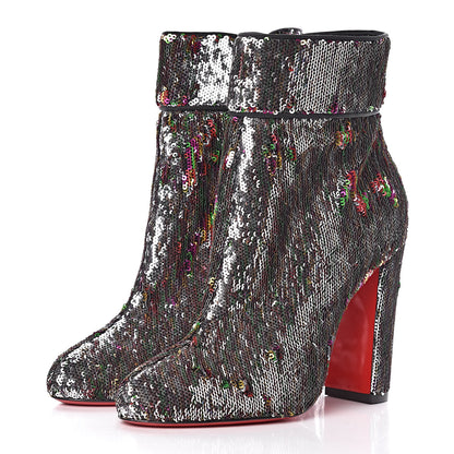 Christian Louboutin Paillettes Moulamax 100 Booties 36 Multicolor 4 of 9