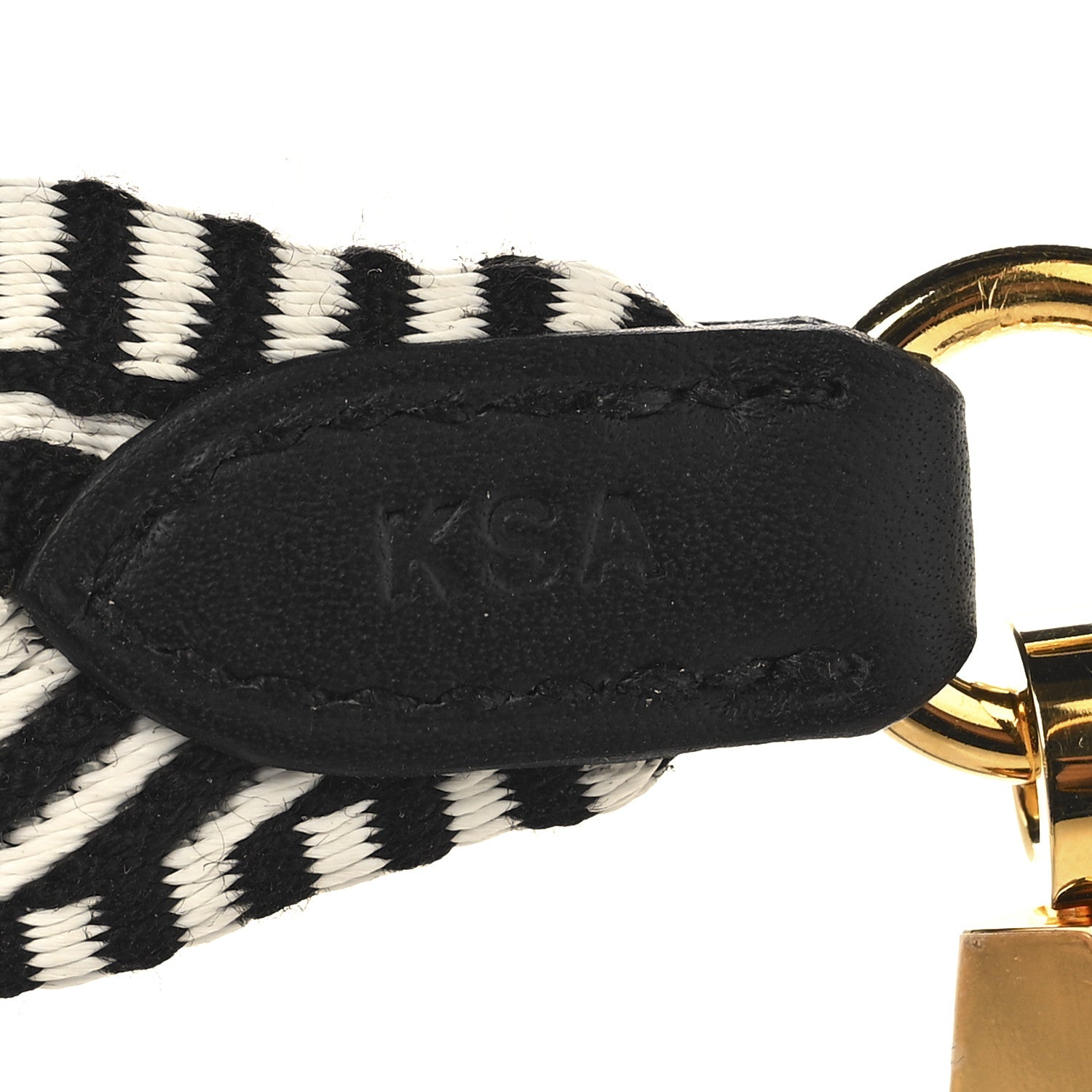 Hermes Toile Swift 25mm Sangle Cavale Shoulder Strap Black Ecru 5 of 6