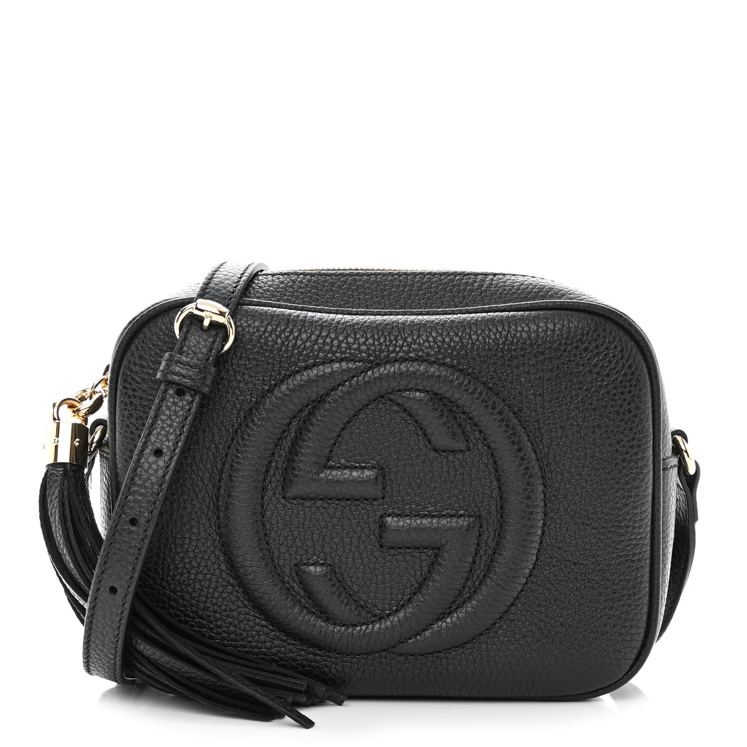 Gucci Pebbled Calfskin Small Soho Disco Bag Black 1 of 11