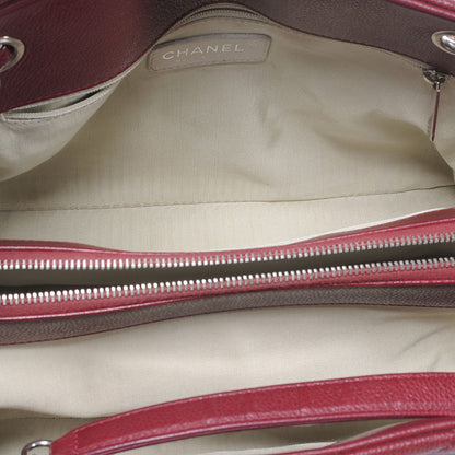 Chanel Caviar CC Timeless Soft Tote Red 5 of 7