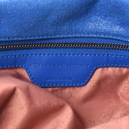 Stella McCartney Shaggy Deer Falabella Fold Over Tote Bright Blue 9 of 11