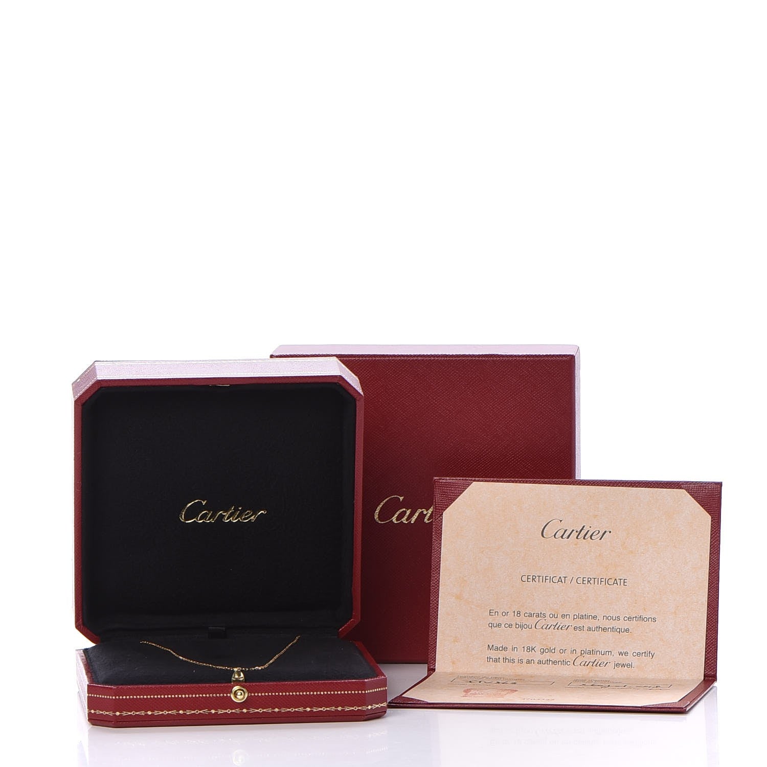 Cartier 18K Yellow Gold Chain Necklace 6 of 6