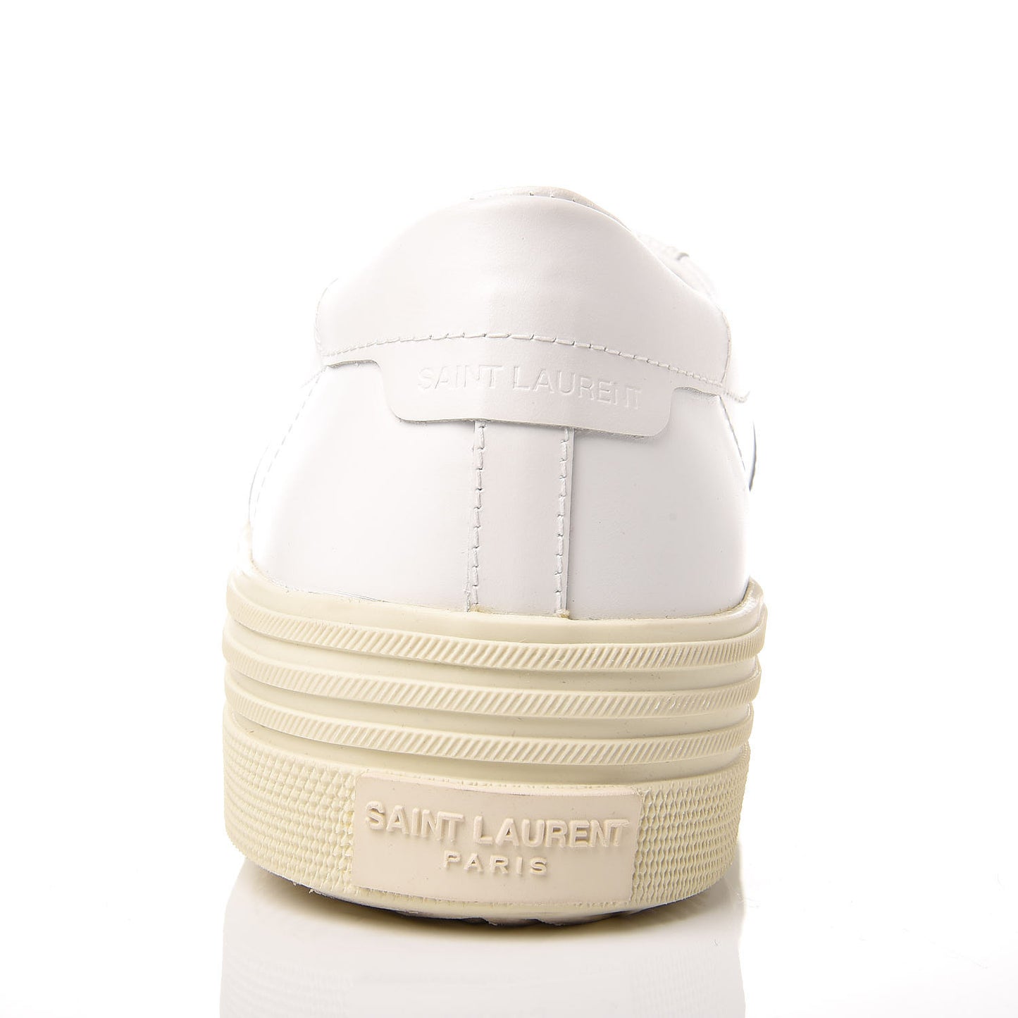 Calfskin Court Sneakers 37 White